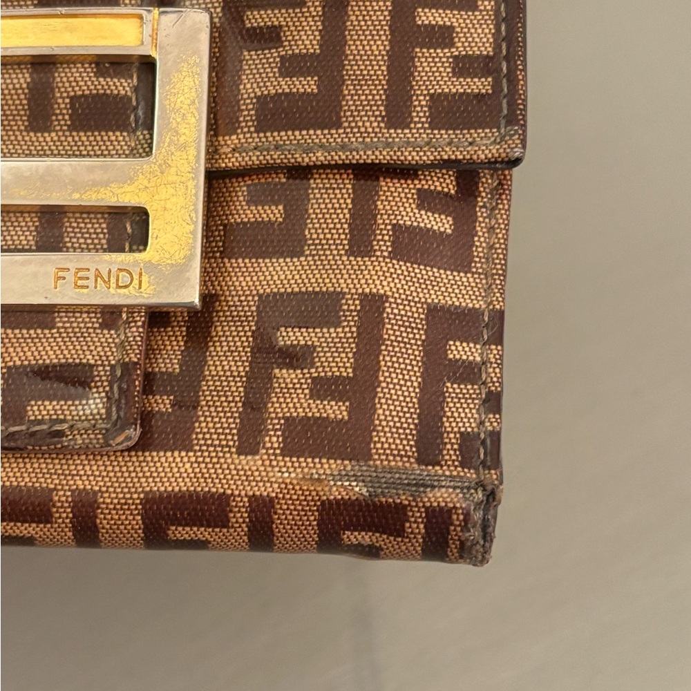 Fendi Brown Zucca Bifold Wallet - Picture 10 of 11